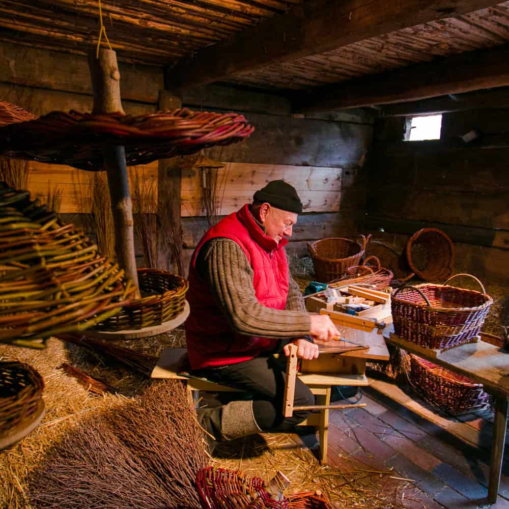 Korbflechten für Fortgeschrittene Foto: Museum OSL