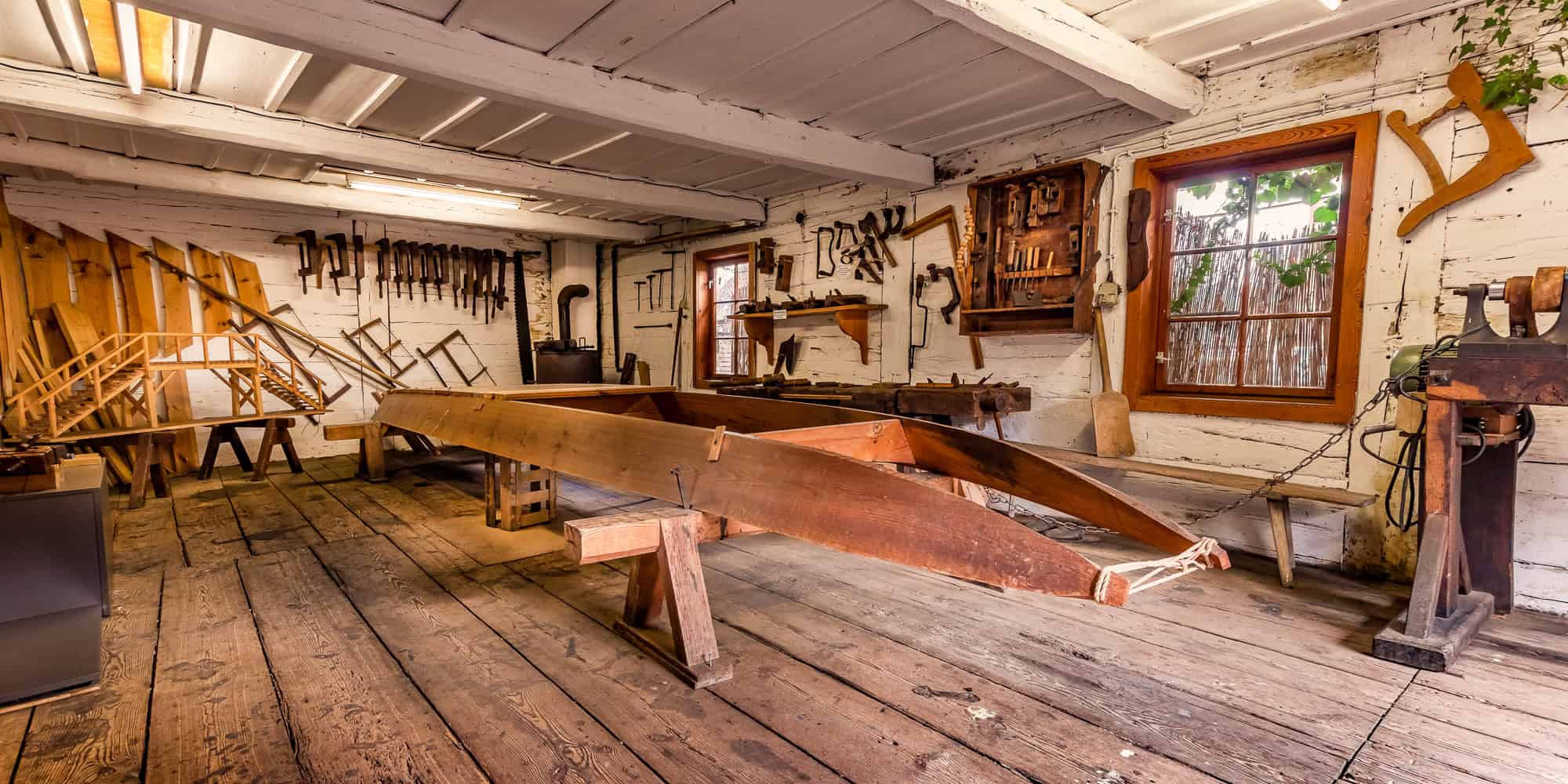 Freilandmuseum Lehde_Kahnbauwerkstatt Foto- Mario Koch Fotografie