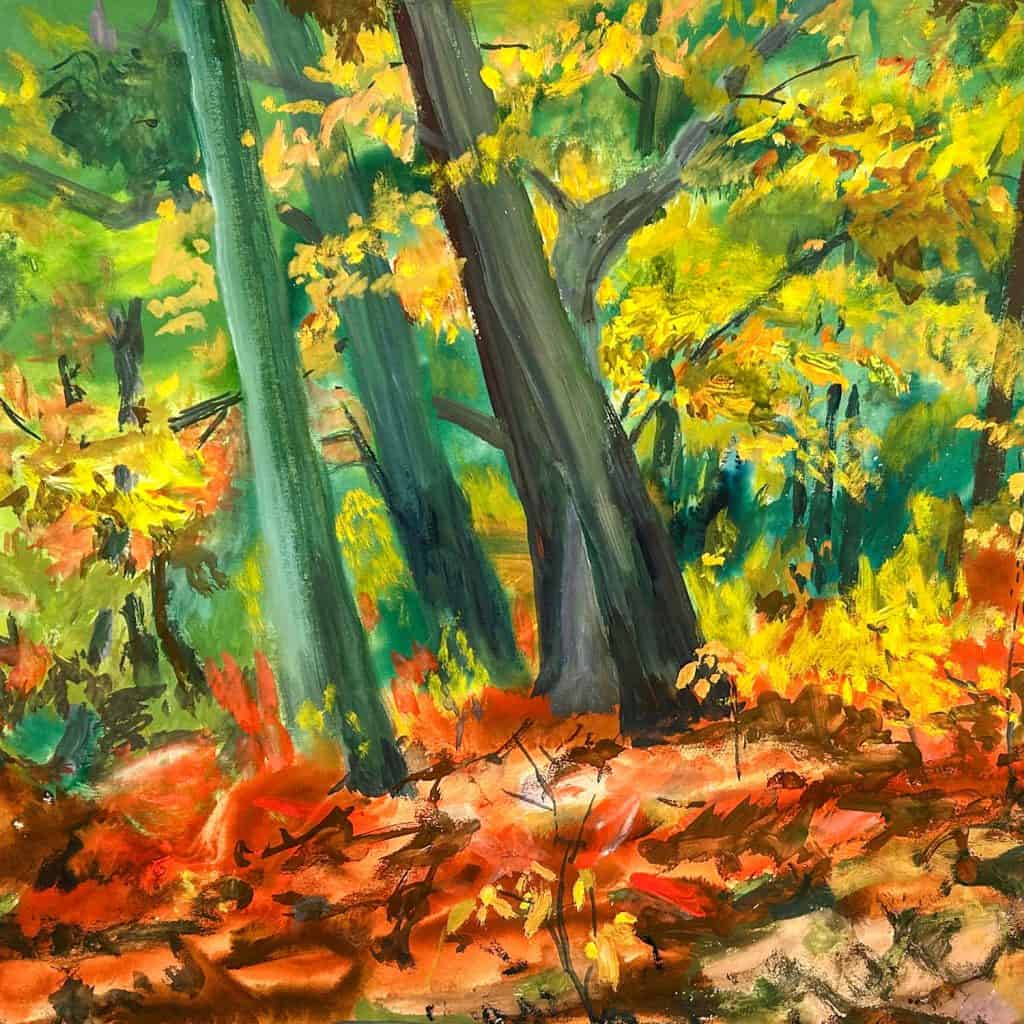 Bernd Warnatzsch_Herbst in Kromlau_2006_Ausschnitt
