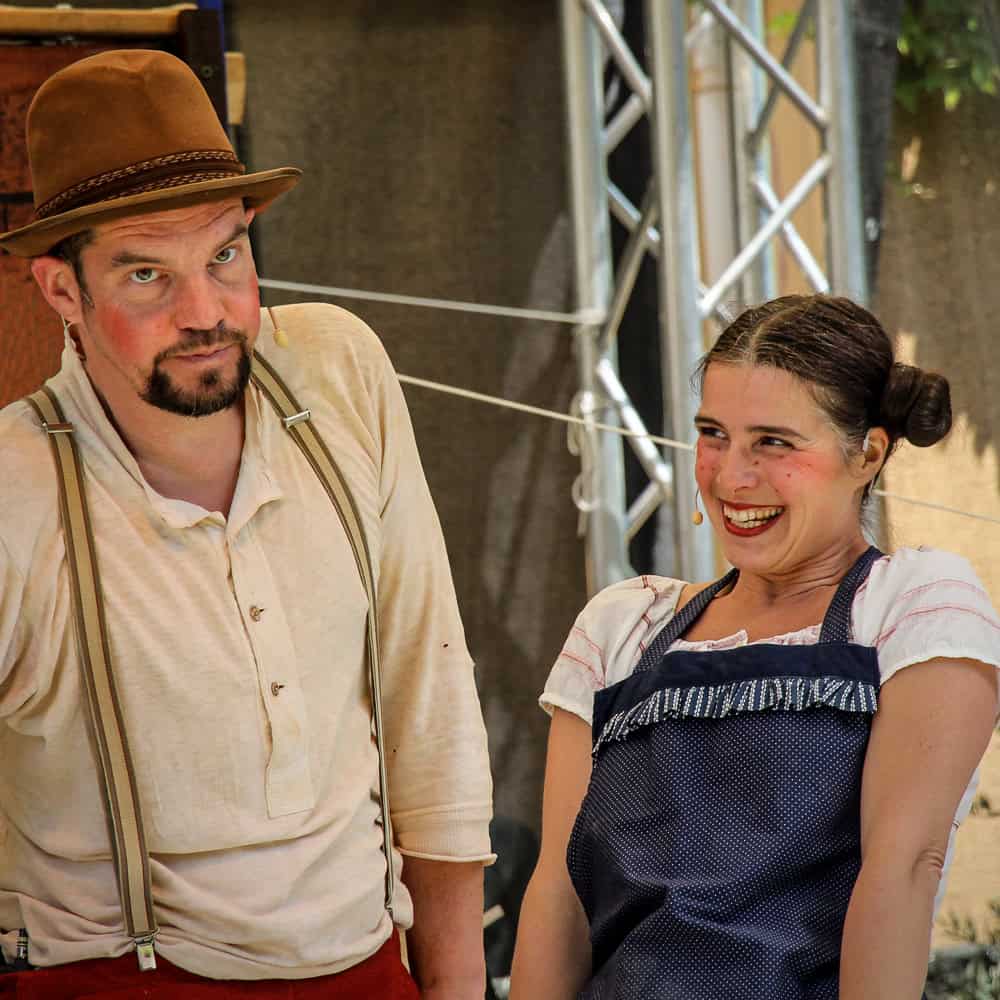 Das Wandertheater Schwalbe spielt das Märchen "Der Frieder und das Katerlieschen", Foto: Wandertheater Schwalbe