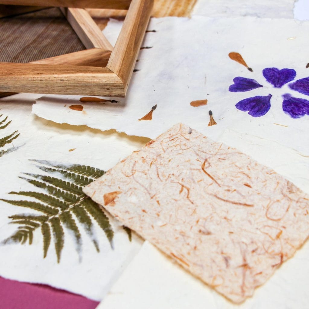 Papierwerkstatt für Ferienkinder Foto: Museum OSL